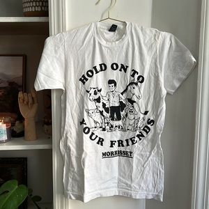 Morrissey hold on to your friends animal tshirt